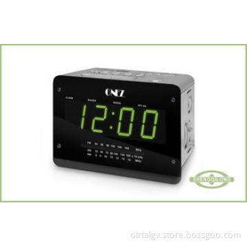 1.5" Digital Clock Radio LED display with adjustable